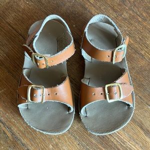 Saltwater Sandals Sun San sandals in tan size 7